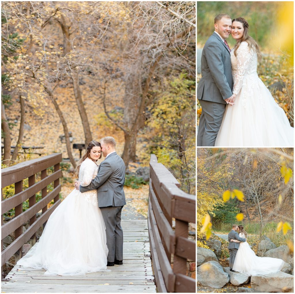 Bridals Utah canyon LDS wedding