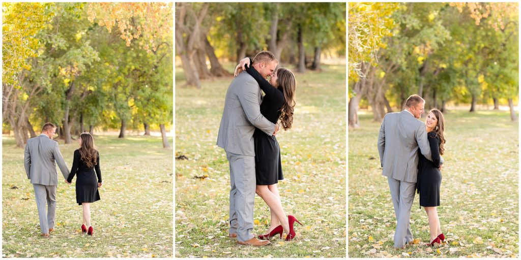 St George Utah LDS engagements red shoes natural light