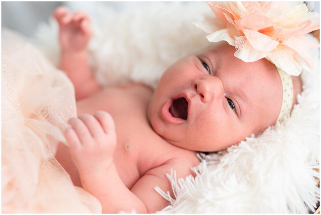 yawning baby newborn
