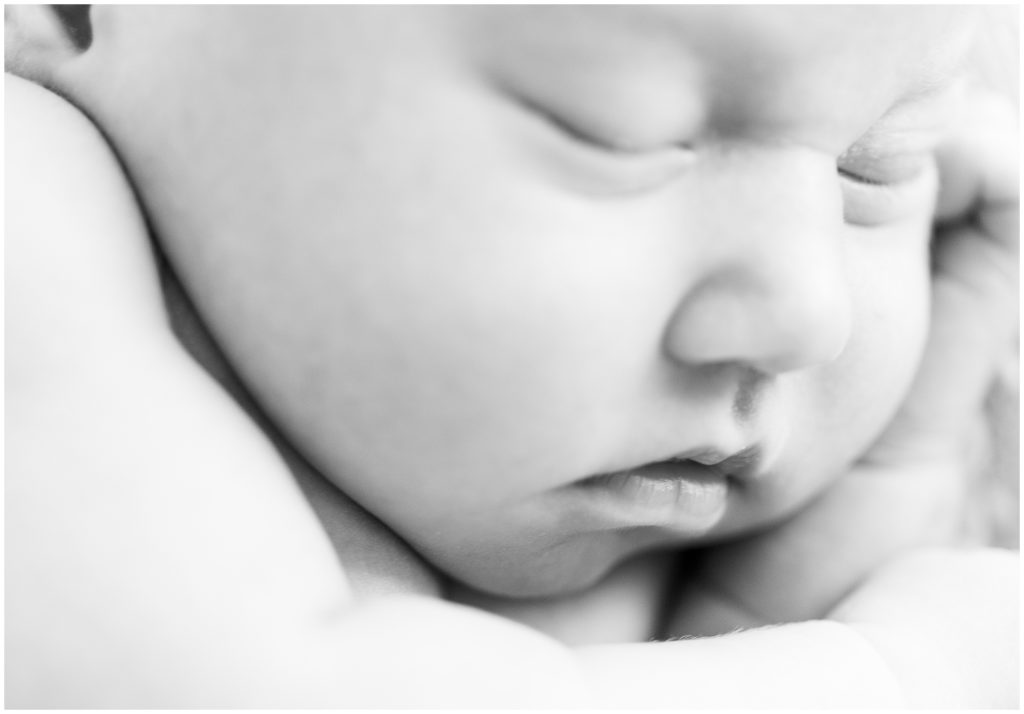 baby lips newborn black and white