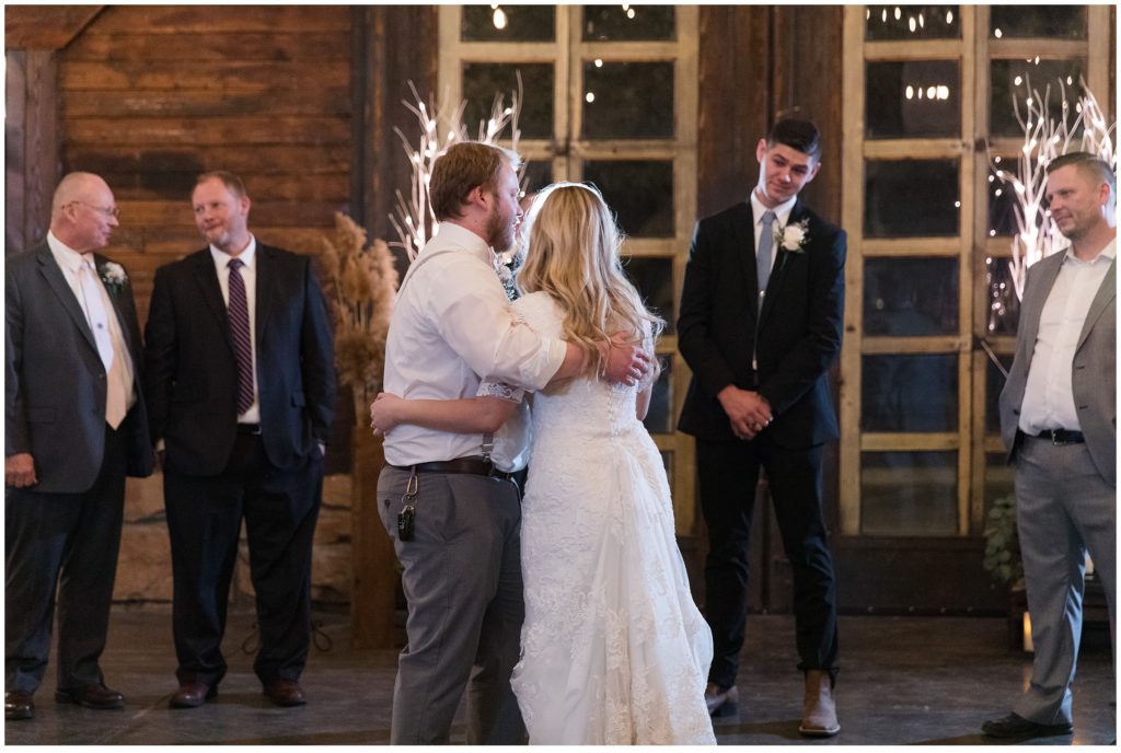 FIVE BROTHERS DANCE WITH BRIDE