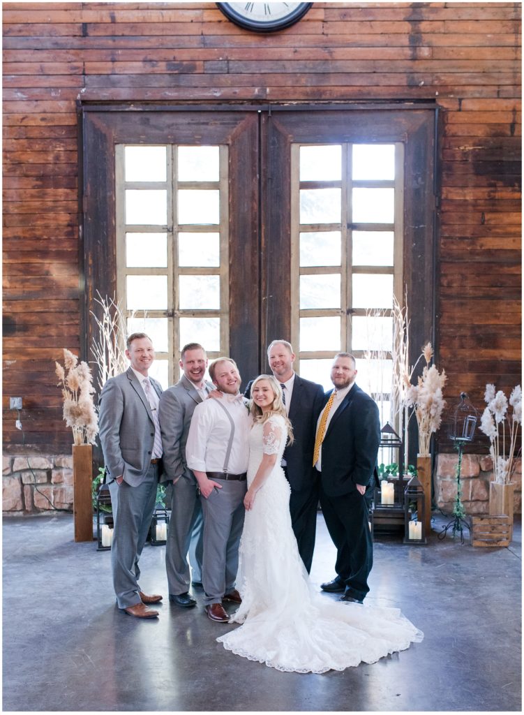 FIVE BROTHERS WITH BRIDE